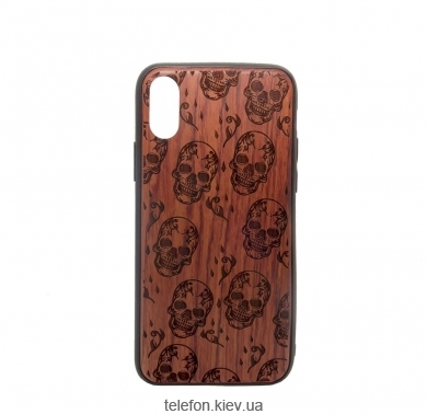 Case Wood  Apple iPhone X (, )