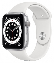 
			- Apple Watch Series 6 GPS 44mm Aluminum Case with Sport Band

					
				
			
		