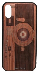  Case Wood  Apple iPhone X (, )