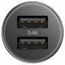 Baseus Small Screw 3.4A Dual-USB Type-C Car Charging Set TZXLD-B01