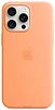 Чехол Apple MagSafe Silicone Case для iPhone 15 Pro Max (апельсиновый сорбет)