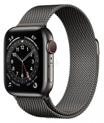 
			- Apple Watch Series 6 GPS + Cellular 40mm Stainless Steel Case with Milanese Loop

					
				
			
		